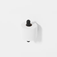 toilet roll holder yoku - dark oak