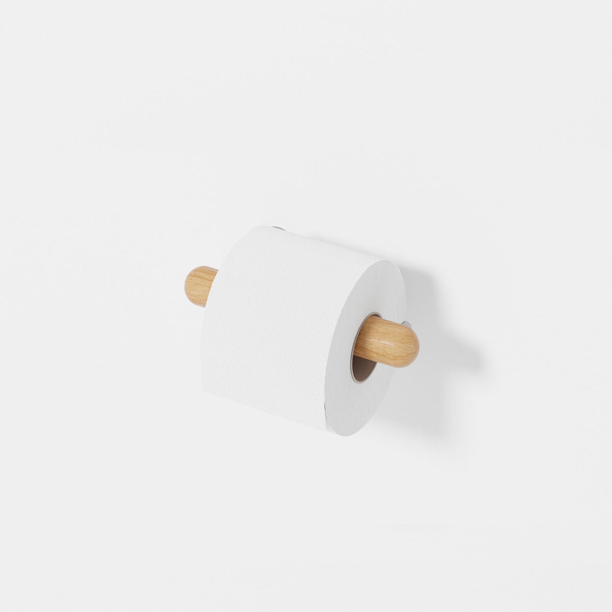 toilet roll holder yoku - oak