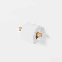 toilet roll holder yoku - oak