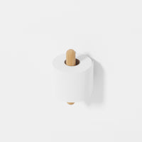 toilet roll holder yoku - oak