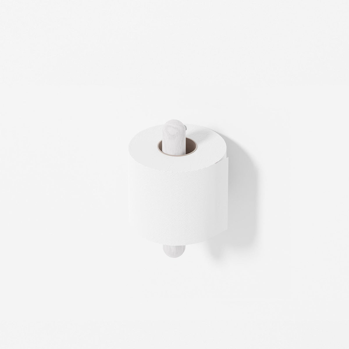 toilet roll holder yoku - oyster