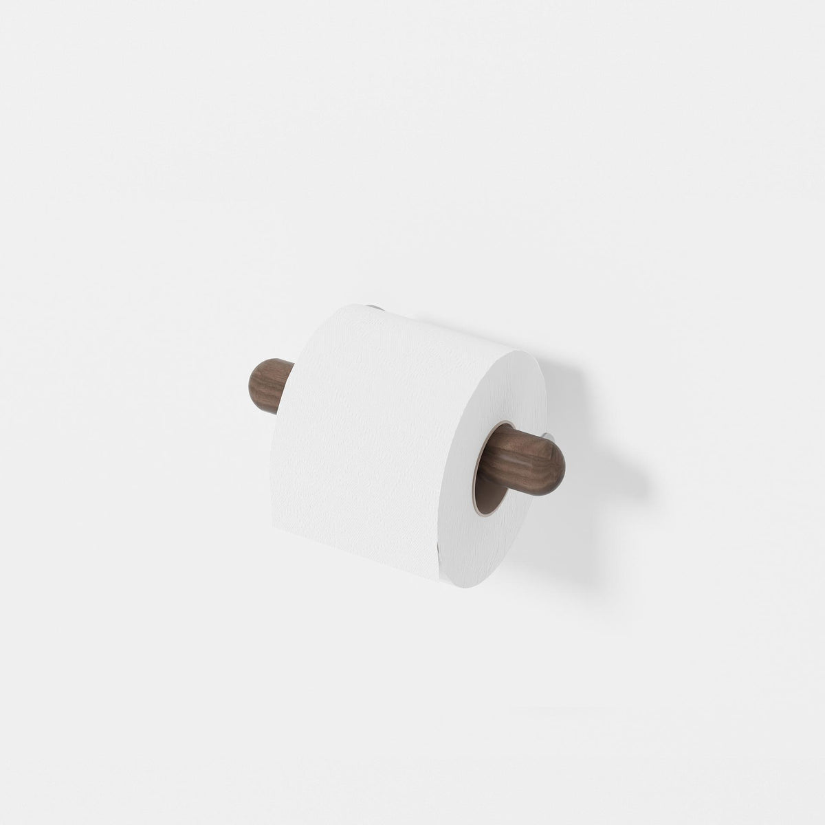 toilet roll holder yoku - walnut