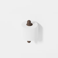 toilet roll holder yoku - walnut