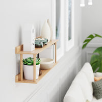 wall shelf platform 2 - oak