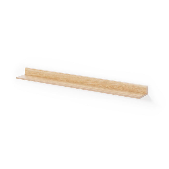 wall shelf curio - oak