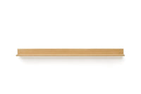 wall shelf curio - oak