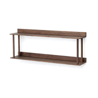 wall shelf platform 2 - walnut