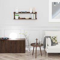 wall shelf platform 2 - walnut