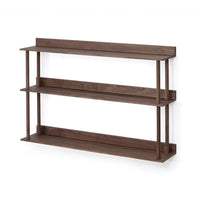 wall shelf platform 3 - walnut