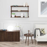 wall shelf platform 3 - walnut