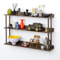 wall shelf platform 3 - walnut