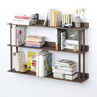 wall shelf platform 3 - walnut