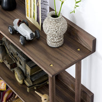 wall shelf platform 3 - walnut