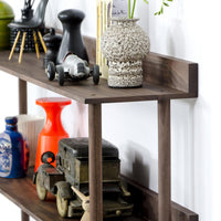 wall shelf platform 3 - walnut