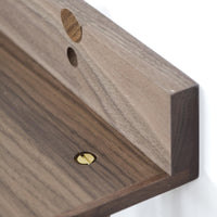 wall shelf platform 3 - walnut