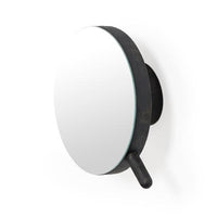 wall magnify mirror slimline - dark oak