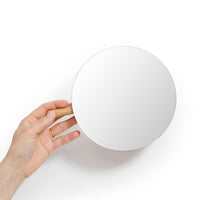 wall magnify mirror slimline - oak
