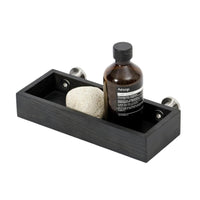Tray shelf 'Yoku' dark oak