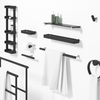 Tray shelf 'Yoku' dark oak