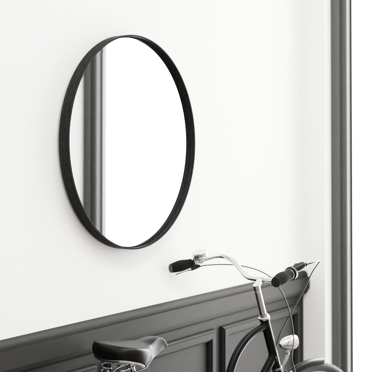 Wall mirror 'Glance' 660 dark oak