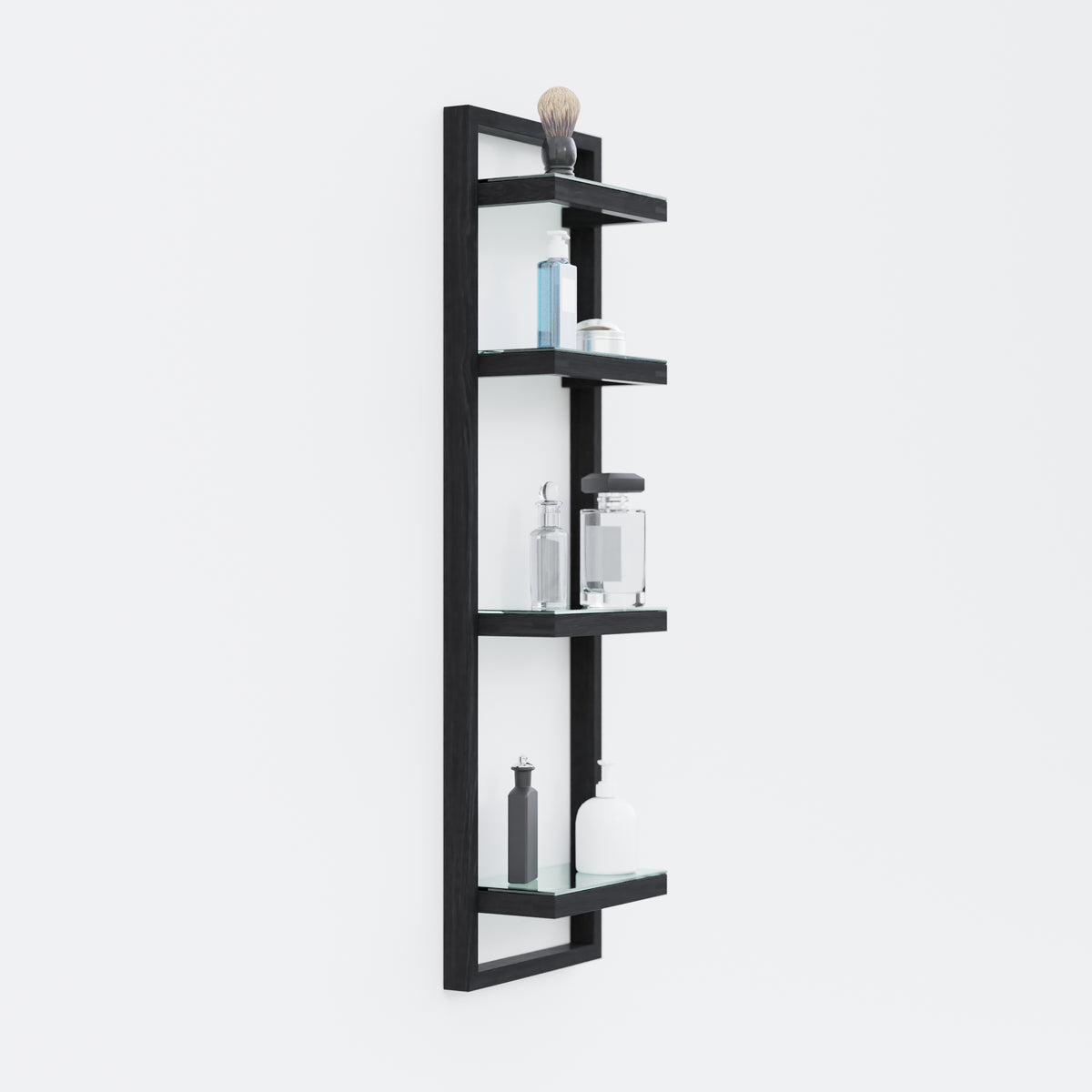 Wall shelf 'Zone' dark oak