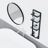 Wall mirror 'Glance' 660 dark oak
