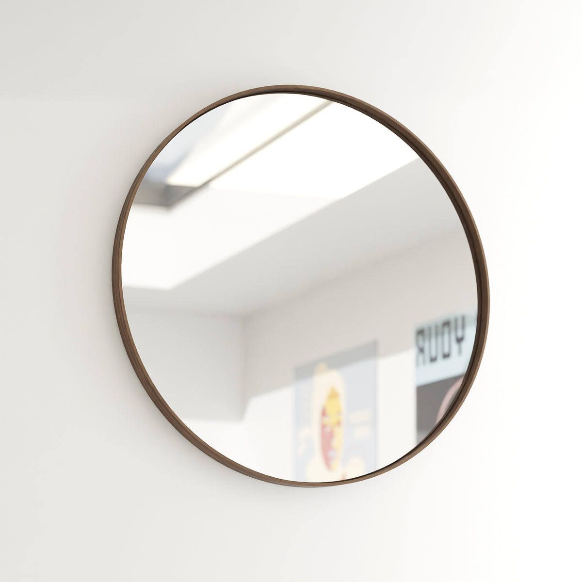 Wall mirror 'Glance' 660 walnut