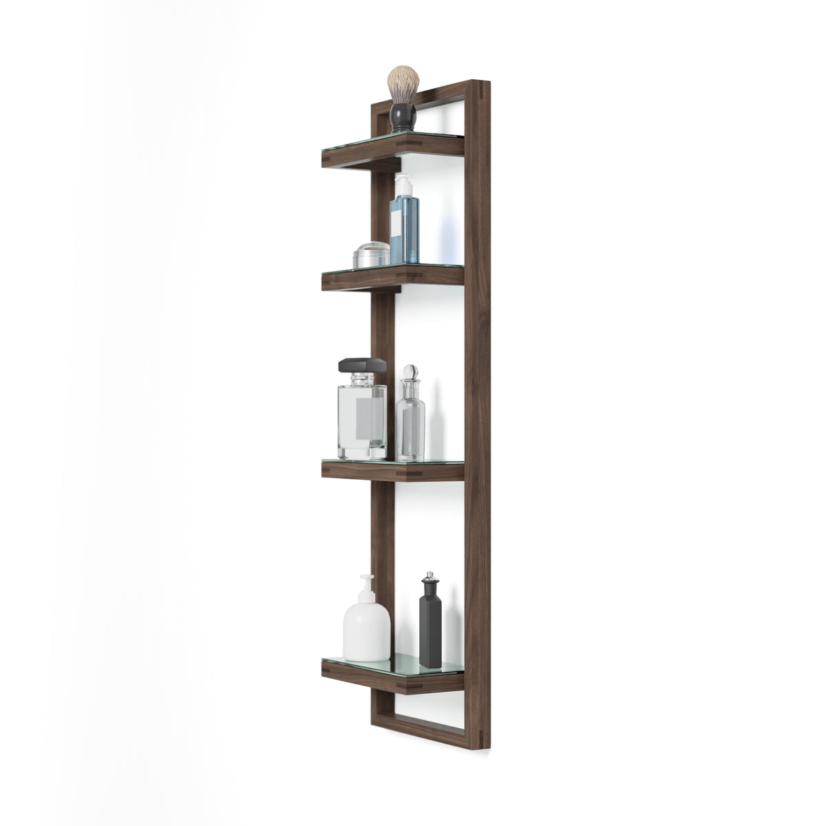 Wall shelf 'Zone' walnut