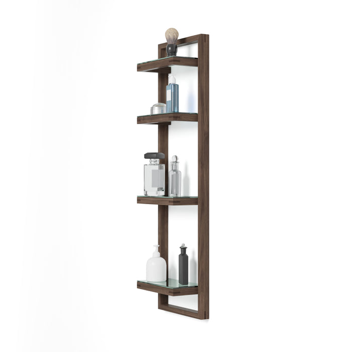 Wall shelf 'Zone' walnut