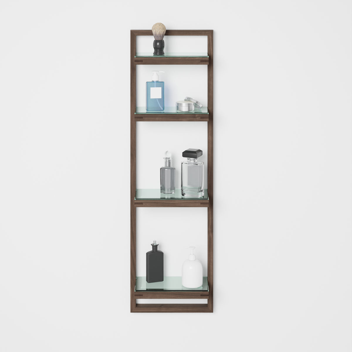Wall shelf 'Zone' walnut