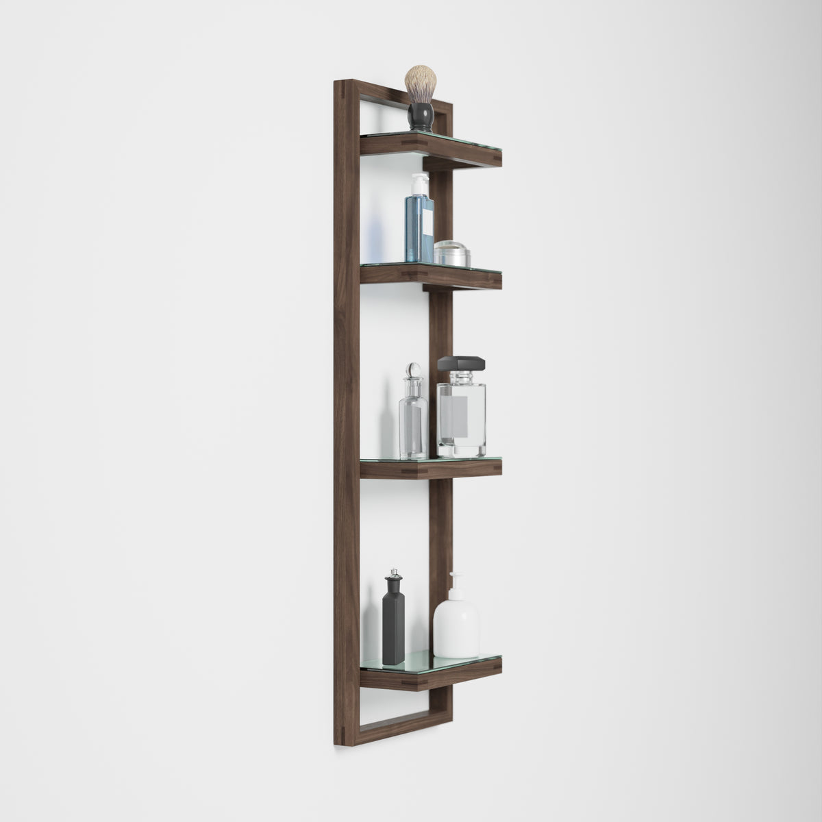 Wall shelf 'Zone' walnut
