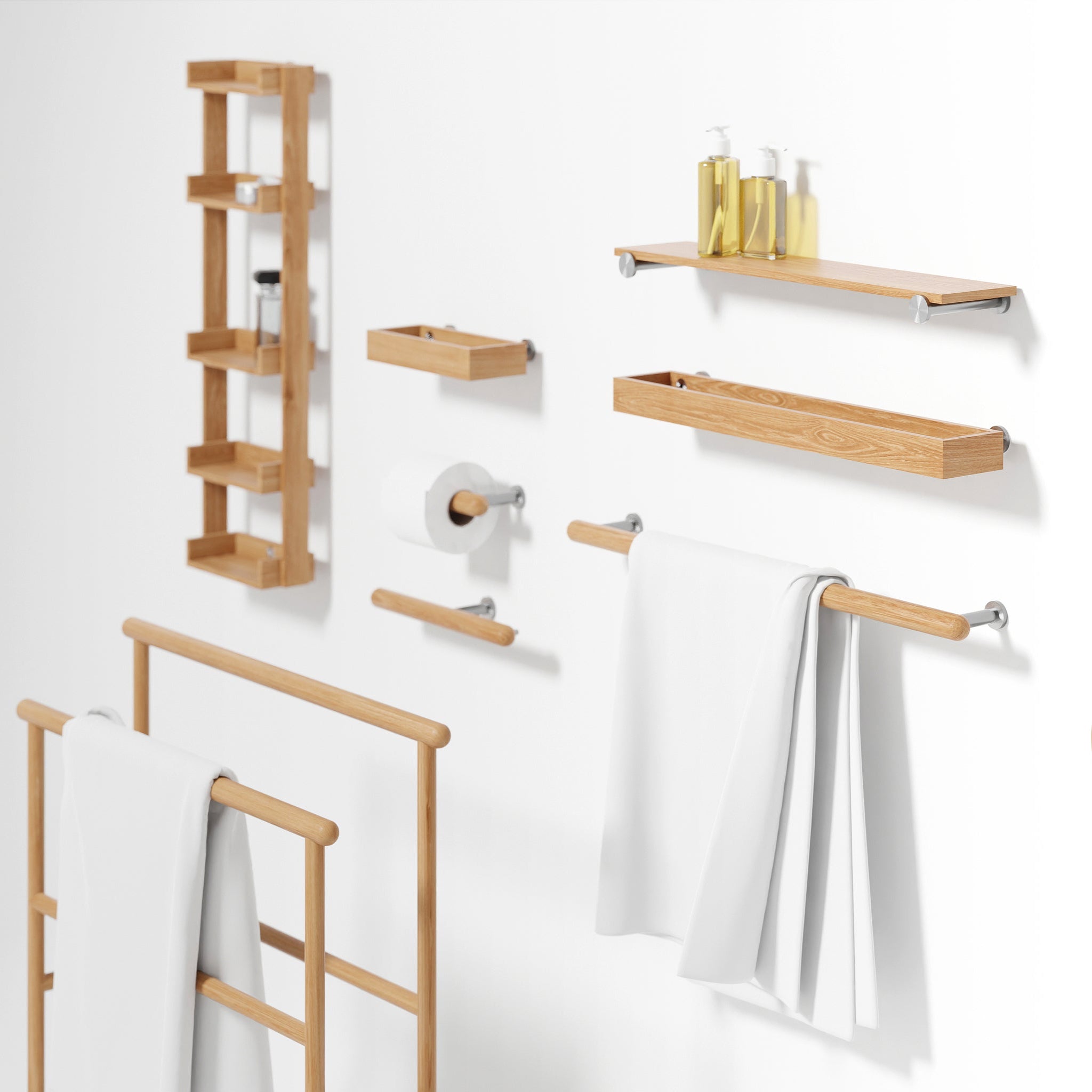 wall shelf multi 706 yoku - oak – Wireworks